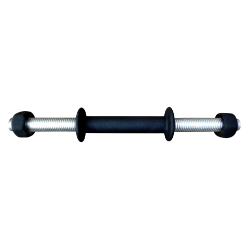 Eixo c/ rosca p/ montar Dumbell Texturizado